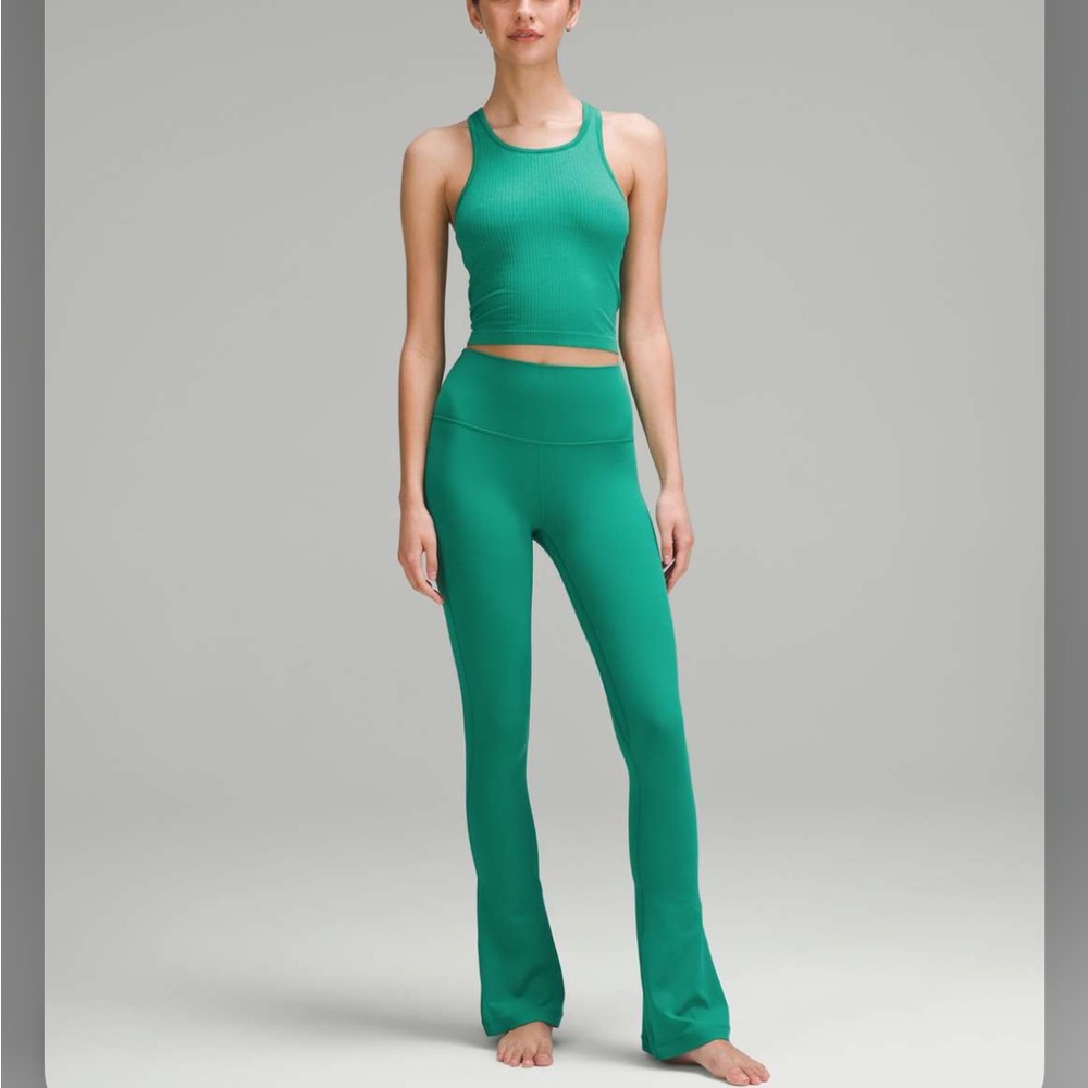 lululemon Align High-Rise Mini-Flared Pant Maldives Green Size 6